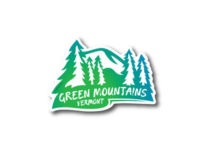 Wholesale Mountain Trees Diecut Sticker Wholesale Mountain Trees Diecut Sticker