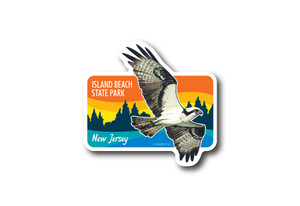 Osprey Sunset Die Cut Sticker Osprey Sunset Die Cut Sticker