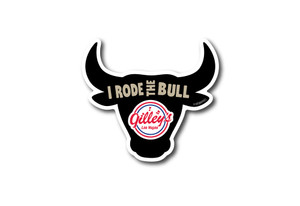 I Rode The Bull Die Cut Sticker I Rode The Bull Die Cut Sticker