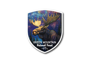 Milky Way Moose Die Cut Sticker Milky Way Moose Die Cut Sticker