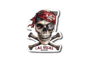 Pirate Skull And Crossed Bones Sticker Pirate Skull And Crossed Bones Sticker