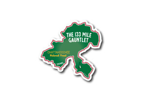 133 Mile Gauntlet Die Cut Sticker 133 Mile Gauntlet Die Cut Sticker