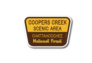 National Forest Sign Die Cut Sticker National Forest Sign Die Cut Sticker