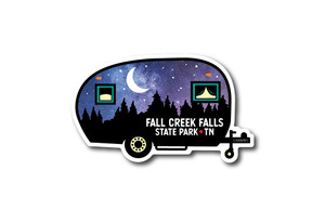 Dark Sky Camper Die Cut Sticker Dark Sky Camper Die Cut Sticker