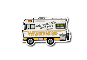 Retro RV Die Cut Sticker Retro RV Die Cut Sticker