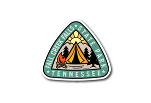 Triangle Tent Die Cut Sticker Triangle Tent Die Cut Sticker