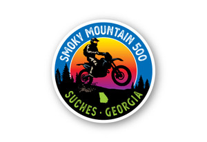 Enduro Round Sticker Enduro Round Sticker