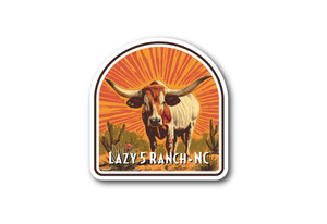 Longhorn Die Cut Sticker Longhorn Die Cut Sticker