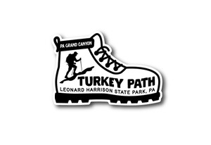 Vintage Hike Boot Hiker Die Cut Sticker Vintage Hike Boot Hiker Die Cut Sticker