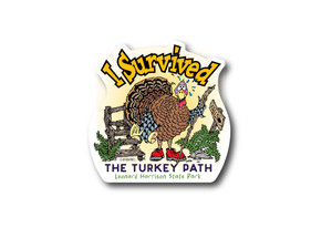 Turkey Path Die Cut Sticker Turkey Path Die Cut Sticker