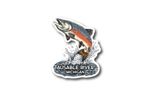 Salmon Die Cut Sticker Salmon Die Cut Sticker