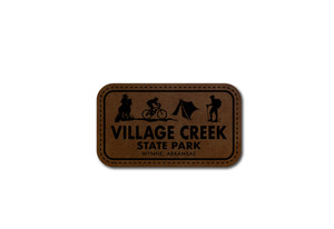 Outdoor Icons Faux Leather Patch