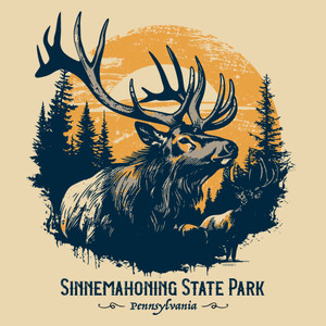 Elk Sunset Tee