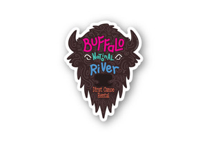Buffalo River Head Sticker