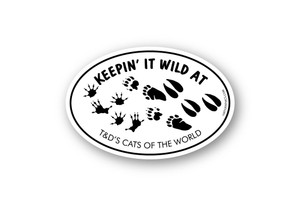 KEEPIN IT WILD Sticker