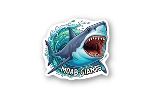 Megalodon Shark Sticker