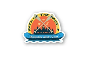 Path of the Paddle Raft Sticker