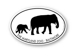 Wholesale Elephant and Calf Sticker Wholesale Elephant and Calf Sticker