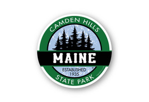 Wholesale Pine Forest Round Sticker Wholesale Pine Forest Round Sticker