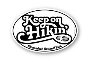 Wholesale Keep On Hiking Oval Sticker Wholesale Keep On Hiking Oval Sticker
