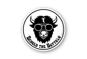 Wholesale Buffalo with Glasses Sticker Wholesale Buffalo with Glasses Sticker