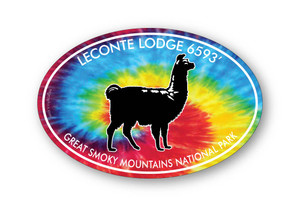 Wholesale Tye-Dye Llama Sticker Wholesale Tye-Dye Llama Sticker