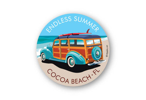 Wholesale Woody Beach Wagon Sticker Wholesale Woody Beach Wagon Sticker