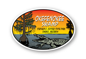 Wholesale Cypress Gator Sticker Wholesale Cypress Gator Sticker