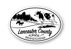 Wholesale Cow in Pasture Sticker
