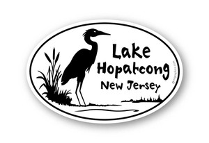 Wholesale Heron Sticker - Oval Wholesale Heron Sticker - Oval