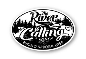 Wholesale The River Is Calling Oval Sticker Wholesale The River Is Calling Oval Sticker