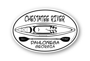 Wholesale Sit on Kayak and Paddle Sticker Wholesale Sit on Kayak and Paddle Sticker