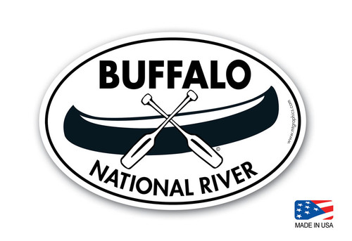Buffalo National River Canoe Sticker