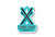 Crossed Skis Die Cut Sticker Crossed Skis Die Cut Sticker