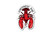Wholesale Red Lobster Die Cut Sticker