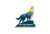 Wholesale Wolf & Mountains Die Cut Sticker Wholesale Wolf & Mountains Die Cut Sticker
