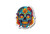 Blue Sugar Skull Die Cut Sticker Blue Sugar Skull Die Cut Sticker