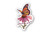 Monarch on Cone Flower  Sticker