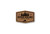 PATFL-6232 Trees Stitched Medallion Leather Patch