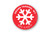 Wholesale White Snowflake Sticker Wholesale White Snowflake Sticker