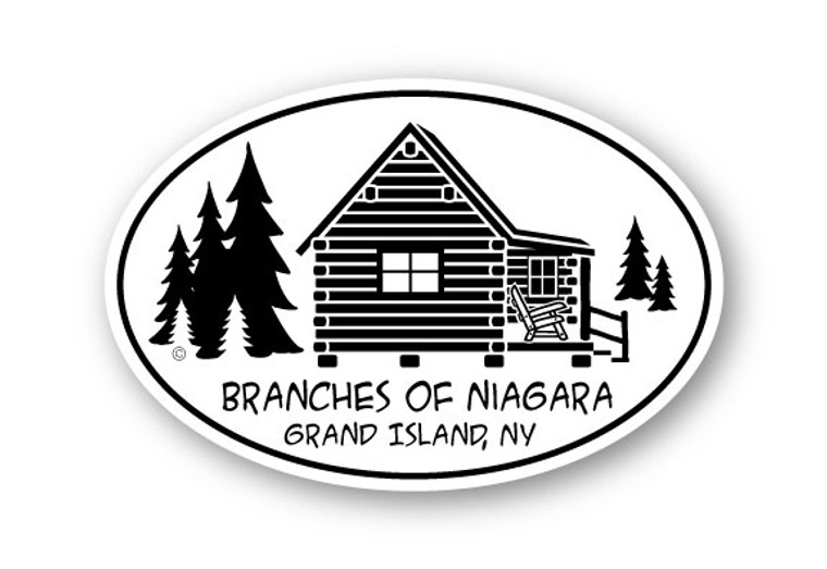 Wholesale Log Cabin Sticker