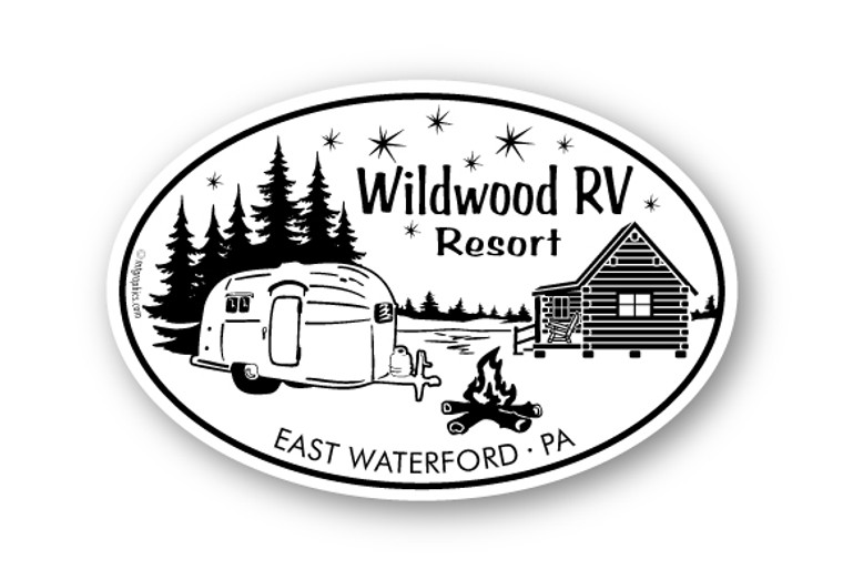 Wholesale Camper & Cabin Sticker