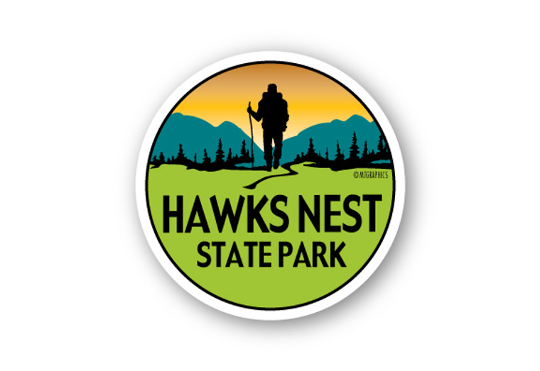 Wholesale Mountain Hiker Sticker