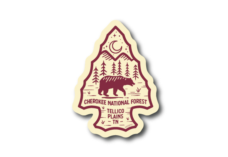 Wholesale Arrowhead Bear Cut Sticker