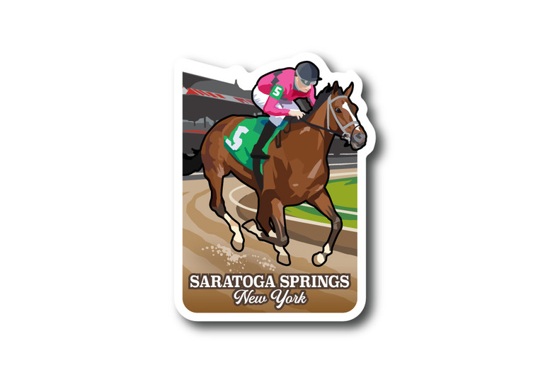 Wholesale Saratoga Jockey Sticker