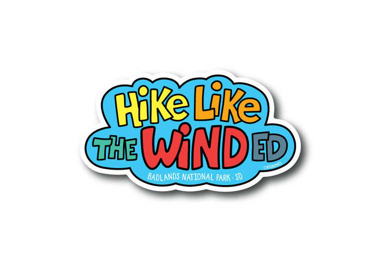 Wholesale Hike Like the Winded Sticker