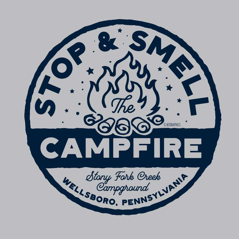 Stop and Smell the Campfire Canvas Bag