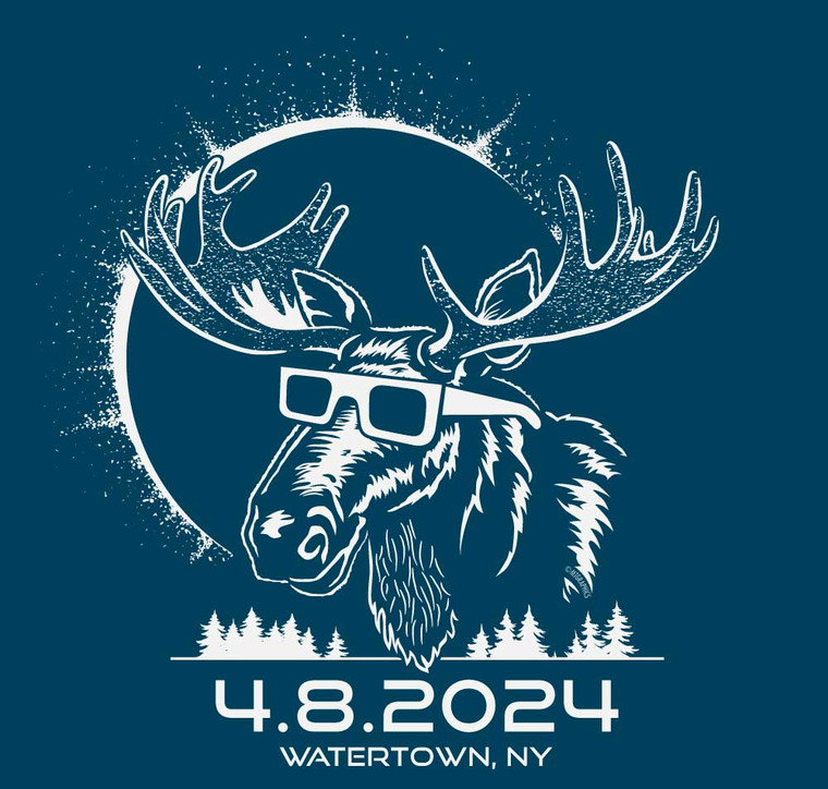 Solar Eclipse Moose Tee Shirt