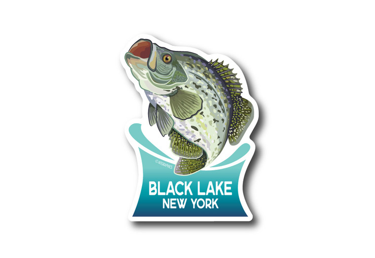 Wholesale Crappie Diecut Sticker