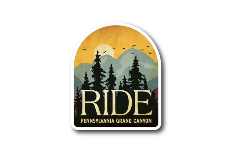Ride Die Cut Sticker